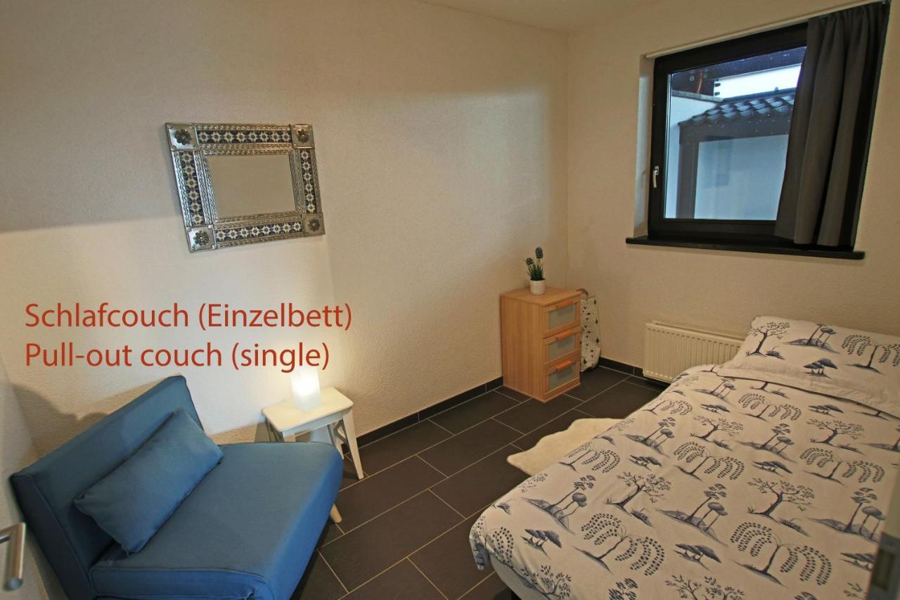 Hunsrueck Valley View Apartment With Cedar Sauna Bruschied Eksteriør bilde