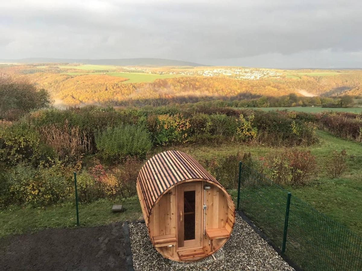 Hunsrueck Valley View Apartment With Cedar Sauna Bruschied Eksteriør bilde